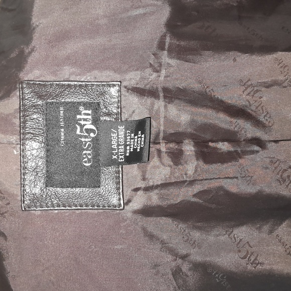 East 5th Genuine Leather Jacket Brown - Picture 5 of 6